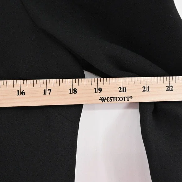 ZARA Studded Dress Size M Black Long Sleeve Shoulder Detail Mini Elevated Chic - Picture 4 of 12